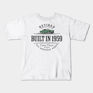 1959 Retired Parts Retirement Birthday Kids T-Shirt